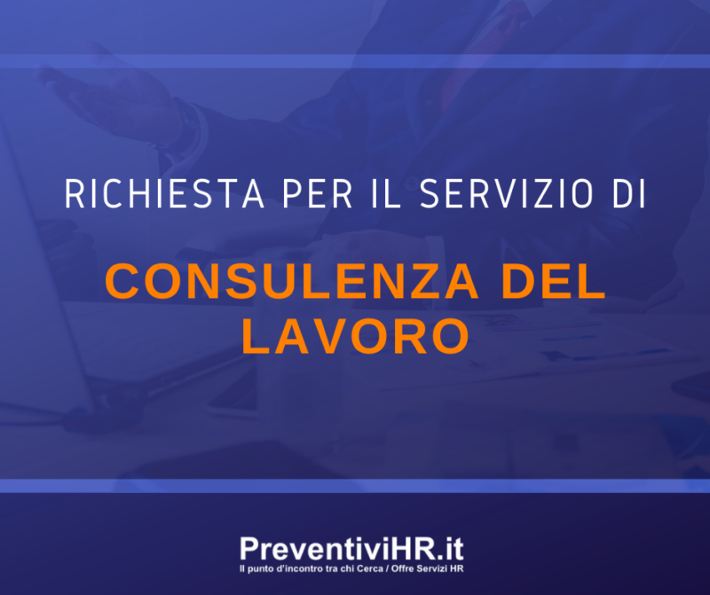 consulenza del lavoro