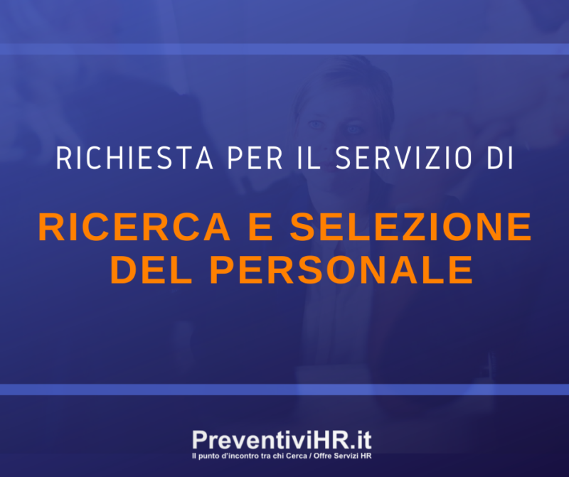 ricerca e selezione di personale