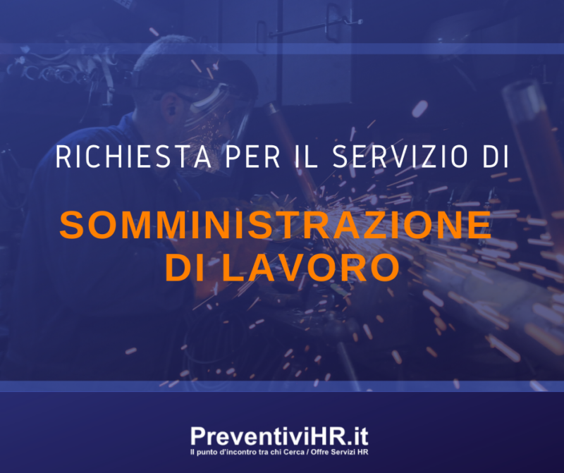 somministrazione di lavoro