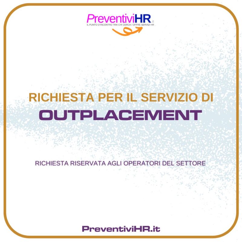 Outplacement - Torino (TO) Piemonte - Annuncio ID 1621