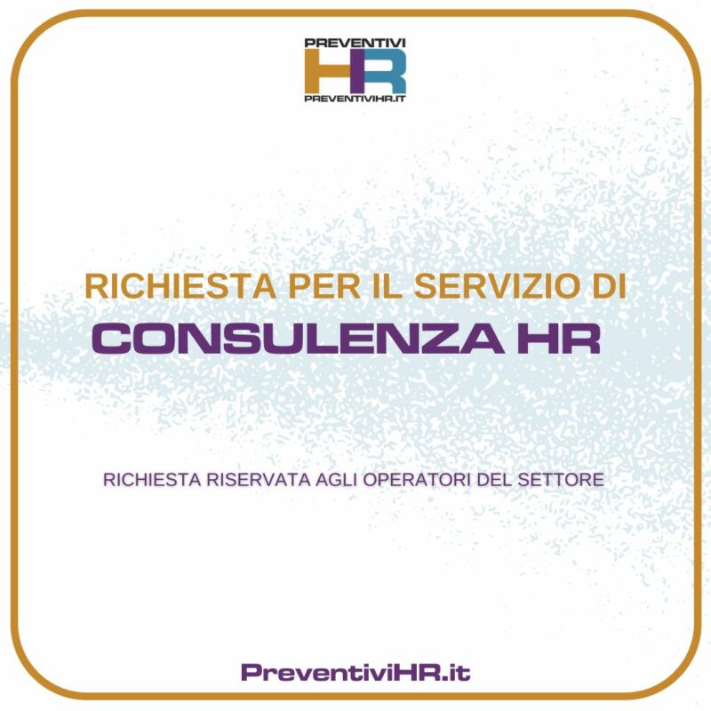 Consulenza HR - Milano (MI) Lombardia - Annuncio ID 1636